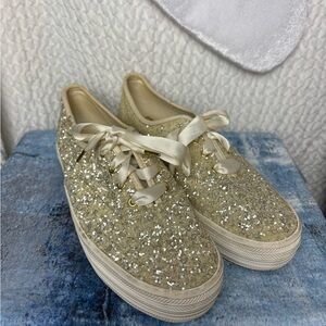 Keds Kate spade glitter sneakers